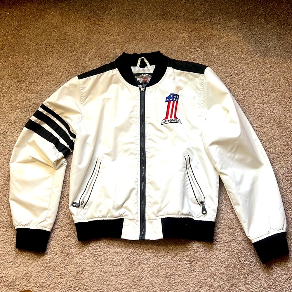 VINTAGE Harley Davidson vintage woman’s size small jacket, early 2000s